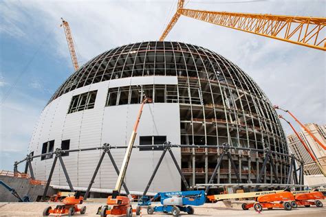 msg sphere skyscrapercity|Construction milestone for MSG’s Las Vegas Sphere.